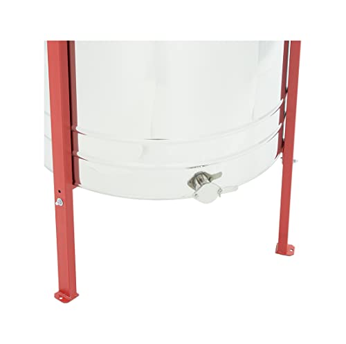 Selbstwendeschleuder 4 Waben (Optima) aus Edelstahl Honigschleuder Imkerei Bienen – Bild 7