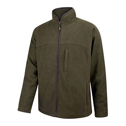 Hoggs of Fife Ghillie II Waterproof Padded Fleece Jacket - 320g anti-pill polar fleece, Quilted polyester lining