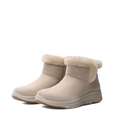 DREAM PAIRS Women's Winter Warm Boots,Sand,10