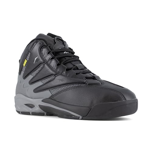 Reebok Work The Blast Work �����Y�u�[�c, �u���b�N-�O���[, 11.5 Wide