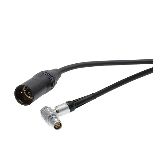 Cable XLR 4 pines hembra a 6 pines para Red Komodo-X DSMC3 y cable alimentación DJI Ronin 4D 5ft