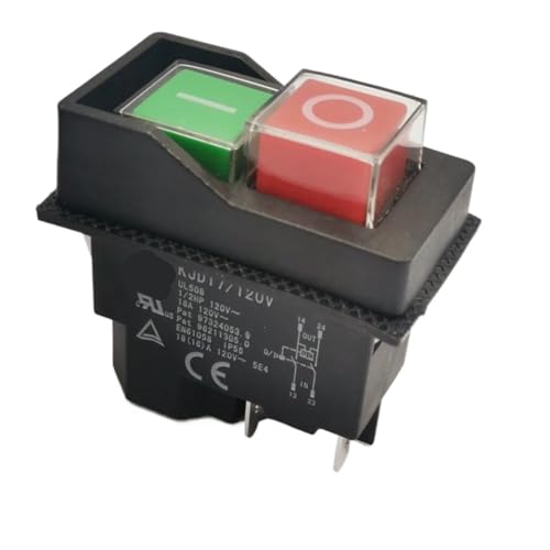 Interruptor electromagnético KJD17 de 120V 16A IP55 con protección de subtensión 6