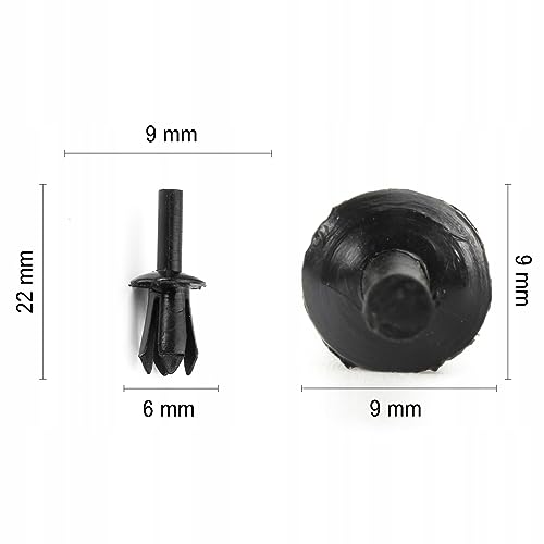 AWPARTS - Clip di fissaggio - Clip per auto - Clip...