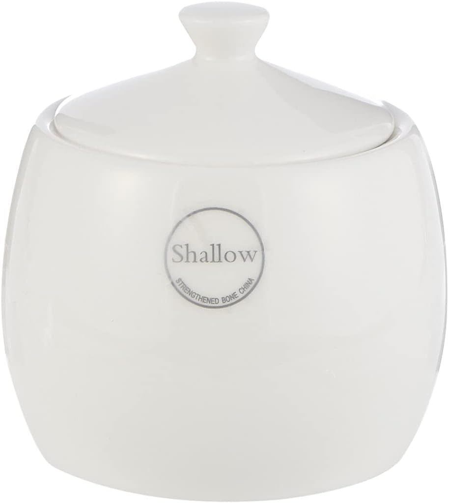 Shallow Hospitality Sugar Bowl, White, 8 Cm, Jx130-M001-01