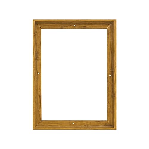 Image of Pixy Canvas Floater Frame 9x12 for 3 /4 (0.75) inch Deep Canvas Paintings /Canvas Prints /Wood Canvas Panels /Wall Art /Wall Decor /Home Decor /Artwork (Natural Oak, 9 x 12 inch, Portrait)