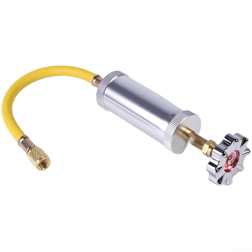 Kit de carga de CA de aleación de aluminio de alta presión para recarga eficiente de agente de refrigeración y adición de aceite de congelación en reparación de aire acondicionado automotriz (OF004