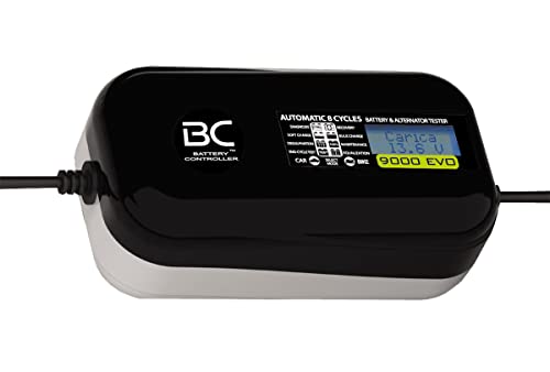 2 programmi: CAR MODE per batterie auto (corrente di carica max: 9 Amp) e BIKE MODE per batterie moto (corrente di carica max: 1 Amp).