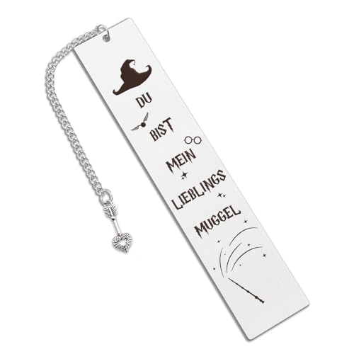 Harry Geschenk Für Männer Lustige Potter Geschenke Harry Geschenke Für Mädchen Frauen Fanartikel Lesezeichen Geburtstagsgeschenk Für Freundin Du Bist Mein Lieblings Muggel Geschenkideen Für Frauen