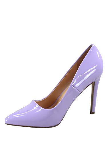 Scheme-s Women's Bridal Sexy Color Slip On Pointed Toe Stiletto Heels Pump Shoes