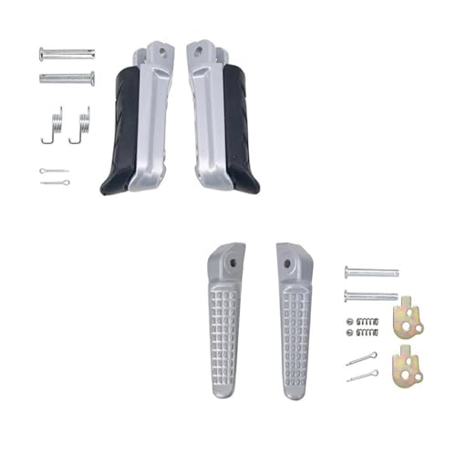 Cale Pied Moto Repose-pieds Avant Et Arrière Pour CB400 CB 400 SF Vtec CB250 Pour HORNET 250 CBR 600 F CB600F Pour HORNET600 CBR 600 FS NC700 Pédales(Front...