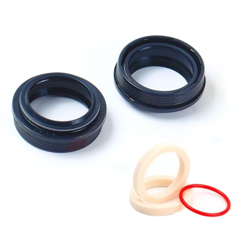 catazer Bike Front Fork Dust Seal, Bicycle Suspension Front Fork Dust Sealing Oil Sealing for 28.6/30/32/34/35/36mm Fork Dust Wiper Kit