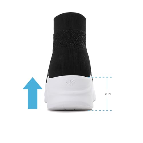 Image of RUIDENG Loafers for Women Comfortable | Women's Walking Shoes Everyday Working | 2 Inch Rocker Bottom