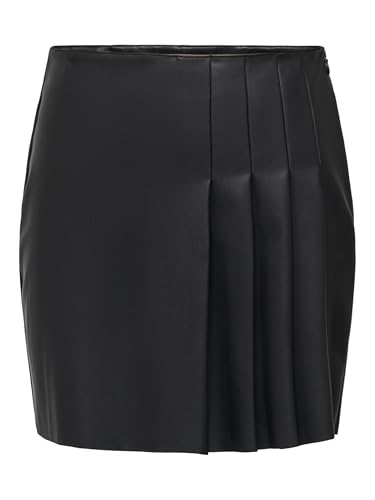 Jupe-pantalon ONLY Onlartzy Life Hw en simili cuir noir taille XL