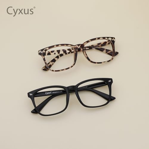Image of Cyxus Blue Light Glasses Computer Glasses UV Blocking Filter Eyeglasses Frame for Women Men