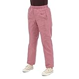 [onion cross] シャカパン ナイロンパンツ 防寒 裏起毛 裏ボア 撥水 パンツ レディース (ピンク, L)