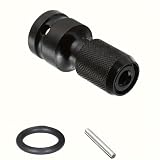 1 Sets Hex Quick Release Socket Adapter Converter 1/2in Square to 1/4in for Drill Wrench