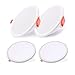 ConBlom Spot LED Encastrable, Extra Plat, 6W 2000lumen Equivalent 60W Incandescence, Ronde Ultra Mince Blanc Froid 3000K, Pour Salle de Bain, Salon, Lot de 4 [Classe énergétique A++] (Blanc Froid)