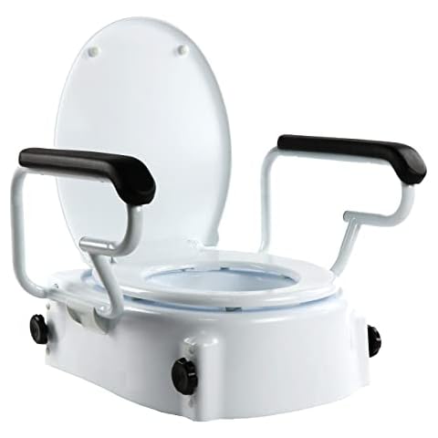 OrtoPrime Elevador WC Inclinable con Reposabrazos Abatibles Cover