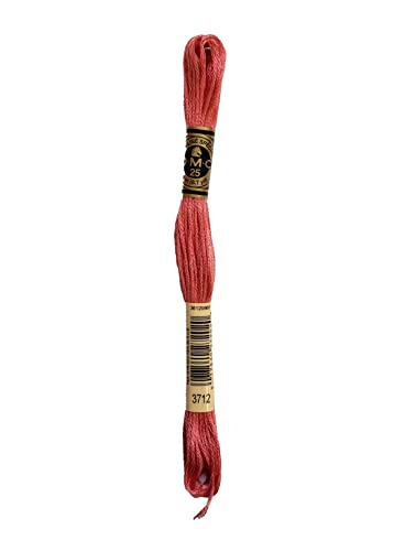 Image of DMC 6-Strand Embroidery Cotton Bundle - Salmon Color Family - 6 Skeins of Thread - 8.7yd Skeins