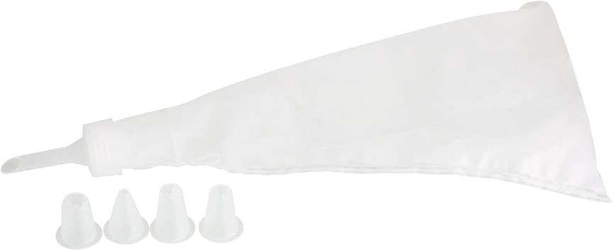 Zenker Piping Bag "Patisserie" With 5 Nozzles, White