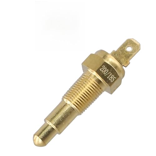 NEIQIUWING Para interruptor de ventilador termostático de 1/8 pulgadas, 200 °F encendido - 185 °F apagado sensor del interruptor de refrigeración del motor