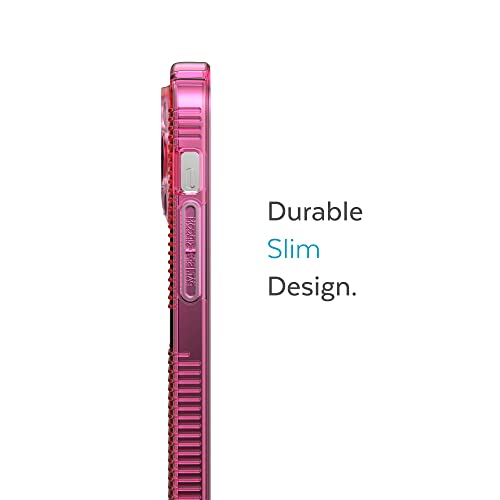 Speck Clear iPhone 14 Pro Case - Slim Drop Protection, Scratch Resistant & Anti Yellowing with No Slip Grip for iPhone 14 Pro 6.1 Inch - Dream Pink GemShell Grip Hard Case - image 3