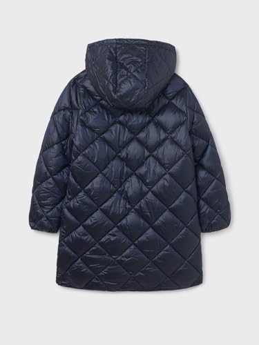 Mayoral Long coat for Girls Navy2