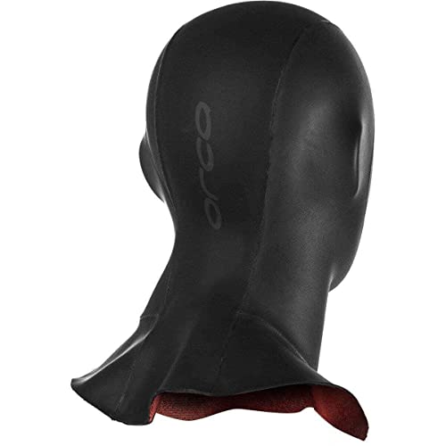 ORCA Openwater Neoprene Wetsuit hood - Black Silver - Thermal Warm Heat Layer Layers