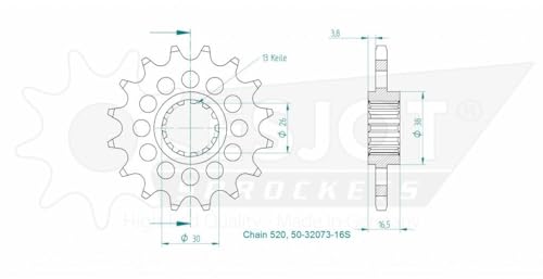 Esjot Lightweight Kettenrad mit Nabe