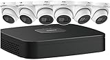 Dahua N484E62S 8Ch NVR Kit with 6 4MP Starlight Mini Eyeball Cameras