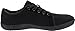 WHITIN Women's Canvas Minimalist Barefoot Shoes Low Top Wide Width Toe Box Zero Drop Sneaker Lace Up Size 9 Road Running Flat Lightweight Gym Fashion Nurse Tennis Walking Shoes Black 40