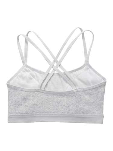 Kids Girls Gymnastics Camisole Crop Top Seamless Yoga Sports Training Bra Camisole Vest Dance Bralette4