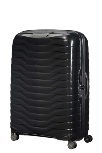 Image of Samsonite Proxis 81 cm X-Large Check-in Polypropylene (PP) 8 Wheels Spinner Hard Luggage /Suitcase /Trolley Bag for Travel (Black)