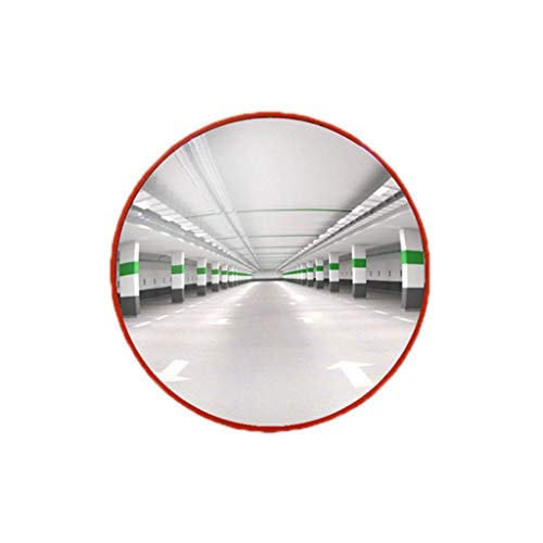 Miroir de sécurité PC non déformé 45cm anti-reflet noir pour intérieur - 2