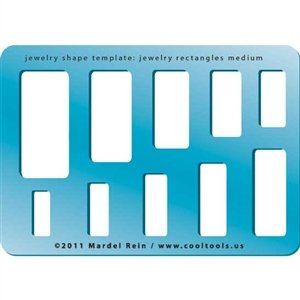 Cool Tools - Jewelry Shape Template - Jewelry Rectangles Medium