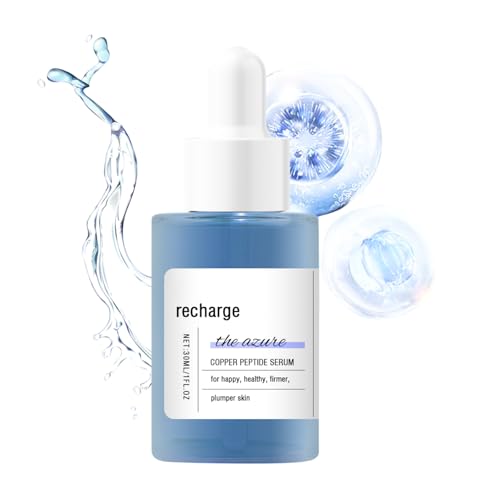 Copper Peptide Serum for Face, Anti-Aging Peptide Serum with Copper Peptides, Hyaluronic Acid, & Wrinkle Reduction, Peptide Face Serum for Fine Lines, Repairs Premature & Damaged Skin – 30ml