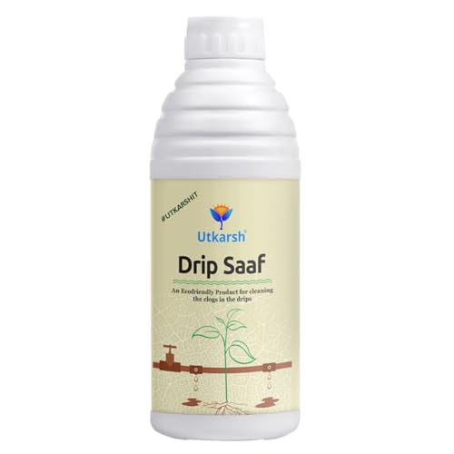Image of Utkarsh Drip Saaf | Eco Friendly Product For Cleaning Drip System | Biodegrades Organic Stuffs in the Drips | 1 Liter; Pack of 1