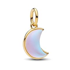 Sparkling Crescent Moon Dangle Charm M1891