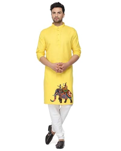 Image of Men's Digital Printed Kurta for Festival