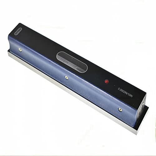 netuera 12 Inch Master Precision Level in Fitted Wooden Box Accuracy 0.0002 Per 10 Inch for Setting and Checking The Level of Machinery and Other High Accuracy Levelling Applications
