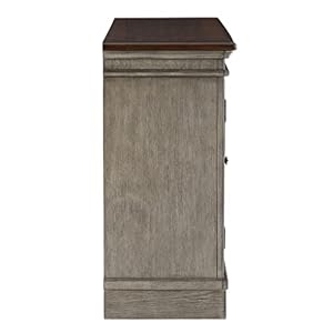 Signature Design by Ashley Londenbay Classic Farmhouse Dining Server with 3 Drawers and 2 Cabinet Doors, Brown & Gray Signature Design by Ashley Londenbay Classic Farmhouse Dining Server with 3 Drawers and 2 Cabinet Doors Brown Gray