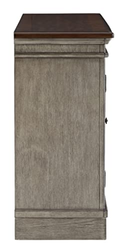 Signature-Design-by-Ashley-Londenbay-Classic-Farmhouse-Dining-Server-with-3-Drawers-and-2-Cabinet-Doors-Brown-Gray Signature Design by Ashley Londenbay Classic Farmhouse Dining Server with 3 Drawers and 2 Cabinet Doors Brown Gray