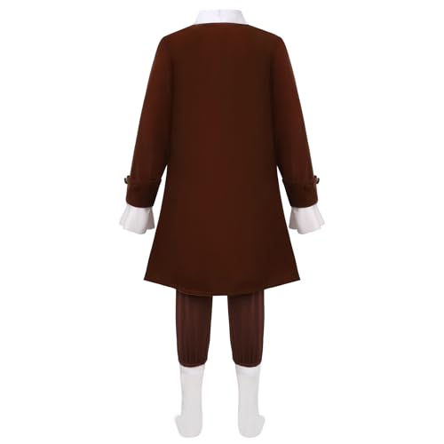 Disfraz infantil Benjamin Franklin colonial para niños miniatura 2