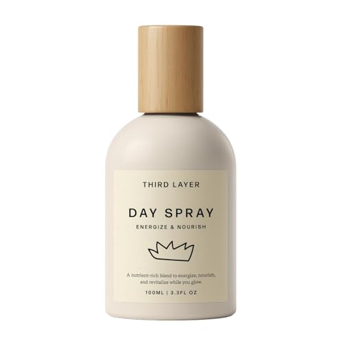 Third Layer Day Spray Fast-Absorbing Body Oil with Warm Vanilla & Sandalwood Jojoba Moringa & Green Coffee Naturally Scented Alcohol & Paraben-Free (3.3 fl oz)