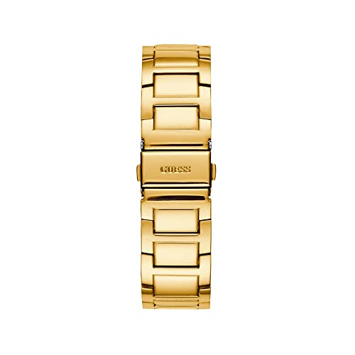 Guess Analog Champagne Dial Gold Band Women's Stainless Steel Watch-W1156L2