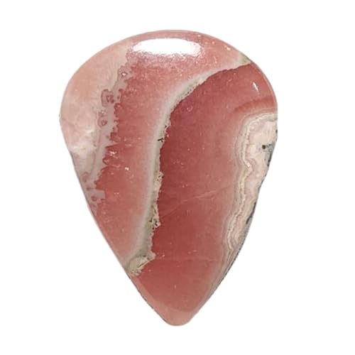Rhodochrosite poire cabochon naturelle 30x22mm pour réparer ou fabriquer une bague