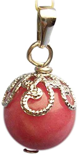 【包容力・愛】ペンダントトップ ロードナイト10mm丸玉(メタル帽子) 天然石 パワーストーン