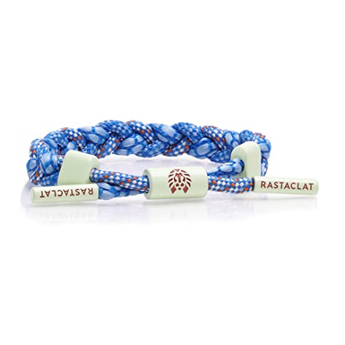 Rastaclat Original Hand Braided Sky Blue Azure Sky Adjustable Bracelet For All Ages Men | Women #TOP12