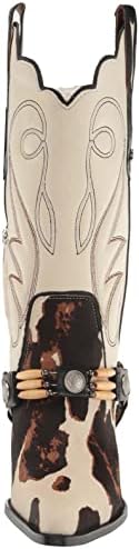 Sam Edelman Women's Jackie Western Boot, Frontier Brown Multi/Modern Ivory, 6 | Image 1