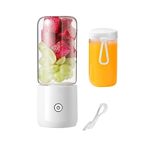 FUWIND Licuadora PortáTil de 380ML, Miniexprimidor InaláMbrico, Licuadora EléCtrica USB, Exprimidor de Frutas para Frutas y Verduras, MáQuina Exprimidora-B
